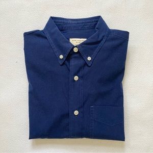 Club Monaco Blue Slim Fit Button Down Shirt